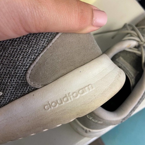 Adidas | Cloudfoam Heather Grey Sneaker 9‎ - Picture 7 of 8
